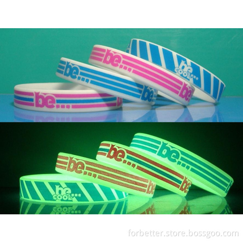 Glow in The Dark Silicone Bracelets